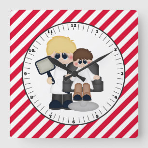 Styling Hair Barber shop wall clock