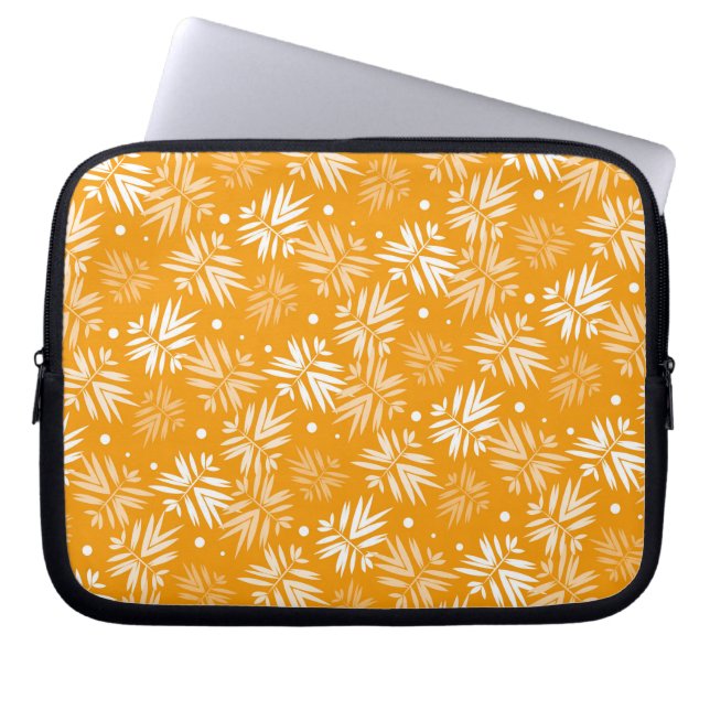 Stylise Leafy Texture 1 Laptop Sleeve (Front)
