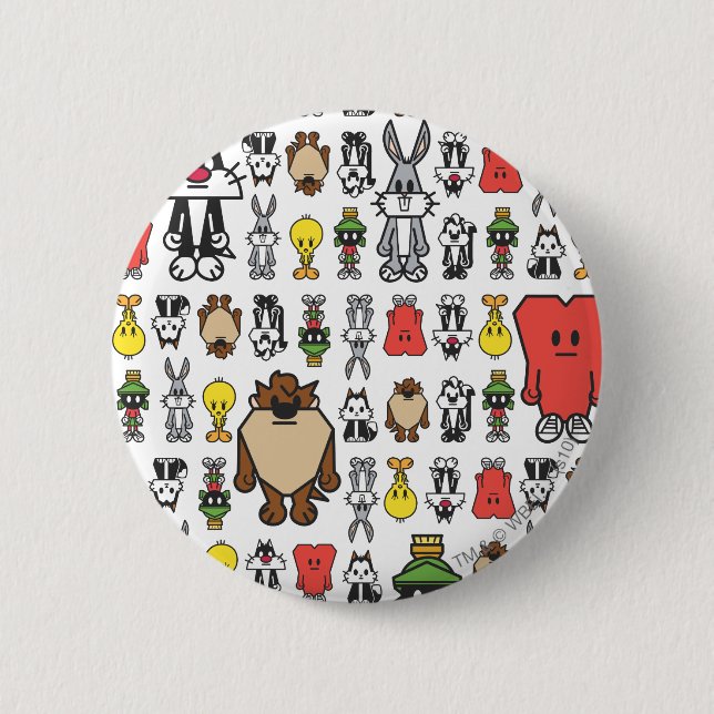 Stylise TWEETY™ and Friends 6 Cm Round Badge (Front)