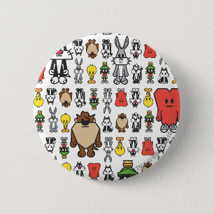 Stylise TWEETY™ and Friends 6 Cm Round Badge