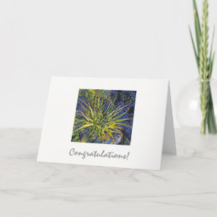 Stylised Aloe Congratulations Card