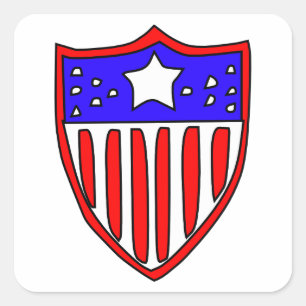 Stylised American Flag Seal