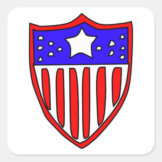 Stylised American Flag Seal (Front)