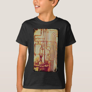 Stylised Antique Wall Pipes T-Shirt