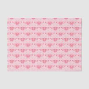 Stylised Art Deco butterfly - coral pink Tissue Paper