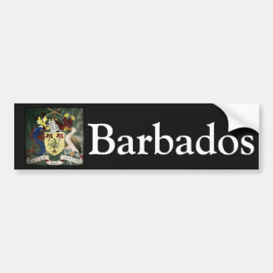 Stylised Barbados COA Bumper Sticker