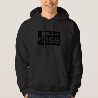 Stylised Bass Guitar Hoodie