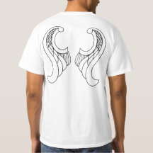 Stylised Bird Wings T-Shirt