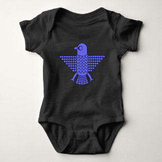 Stylised Blue Falcon Baby Bodysuit