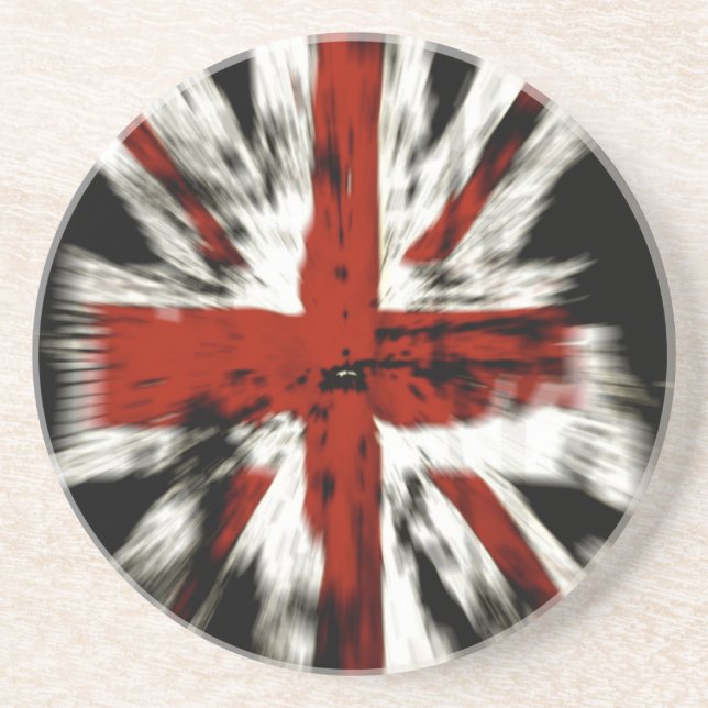 Stylised British Flag Coaster (Front)
