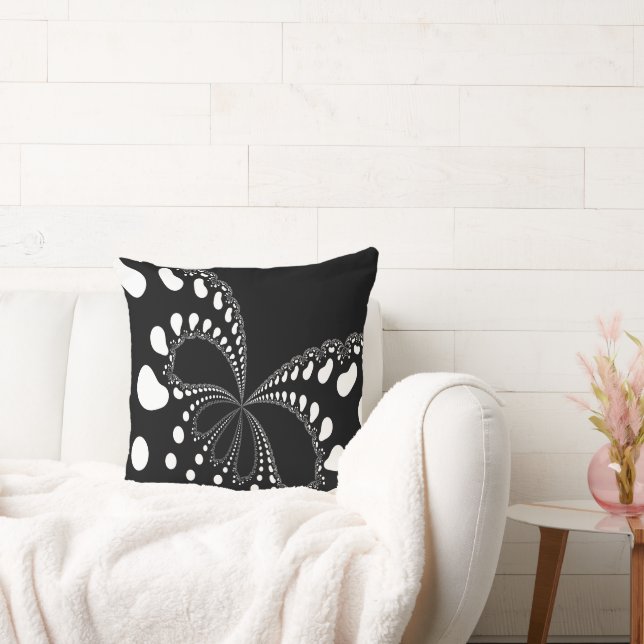 Stylised Butterfly Image Cushion (Couch)