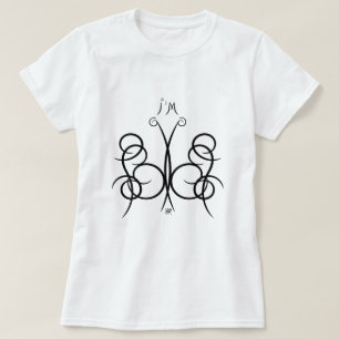Stylised butterfly sketch T-Shirt