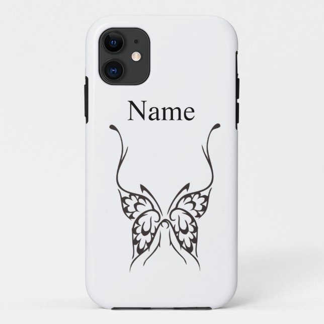 Stylised Butterfly Tattoo Thunder_Cove Case-Mate iPhone Case (Back)
