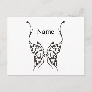 Stylised Butterfly Tattoo Thunder_Cove Postcard