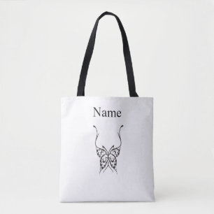 Stylised Butterfly Tattoo Thunder_Cove  Tote Bag