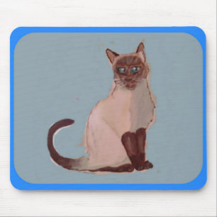 Stylised Cat Poster mouse pad