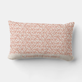 Stylised Corals | Seashell Beige Textured Lumbar Cushion