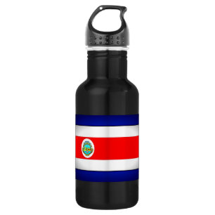 Stylised Costa Rica Flag 532 Ml Water Bottle