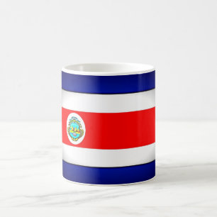 Stylised Costa Rica Flag Coffee Mug