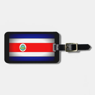 Stylised Costa Rica Flag Luggage Tag