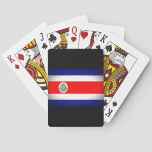 Stylised Costa Rica Flag Playing Cards