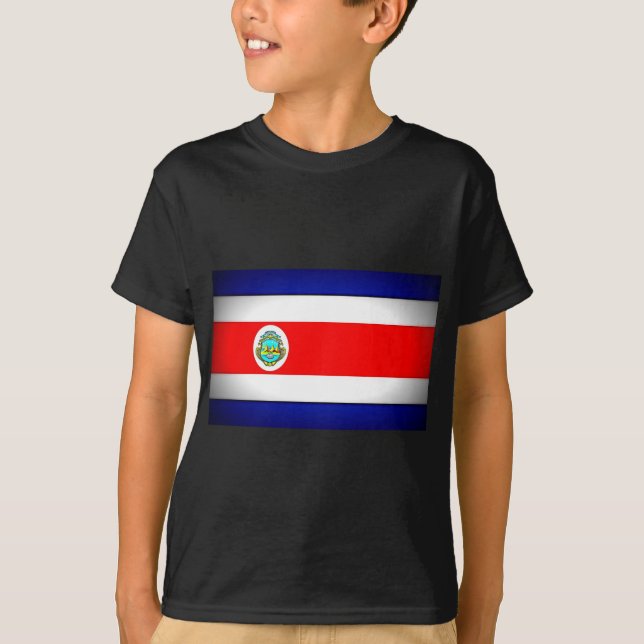 Stylised Costa Rica Flag T-Shirt (Front)