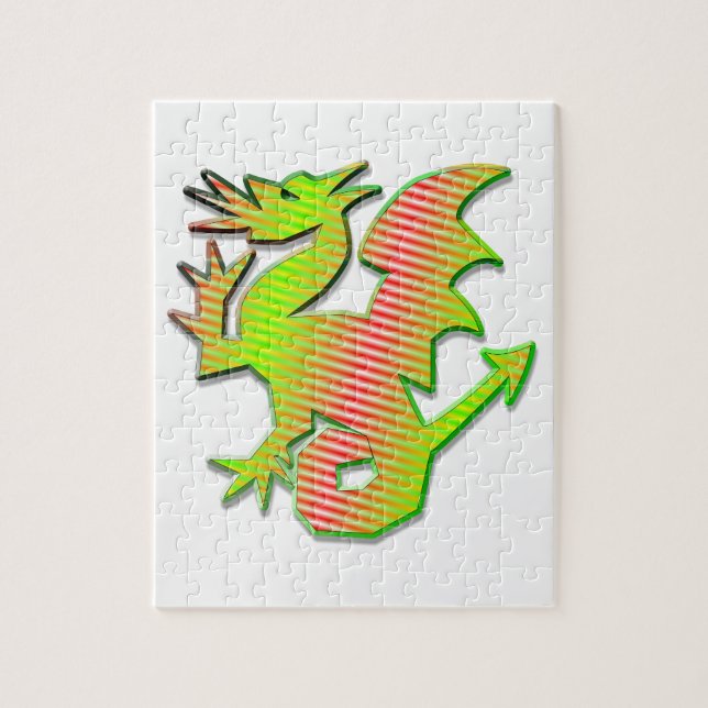 Stylised Dragon Jigsaw Puzzle (Vertical)