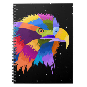 Stylised Eagle Pop Notebook