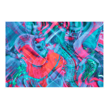 Stylised Electronic Circuit Components Poster