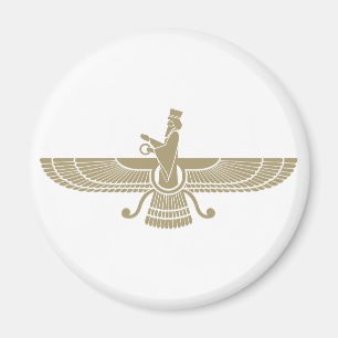 Stylised Faravahar Magnet