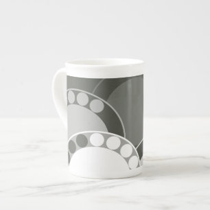 Stylised Fern Frond Design - Mug