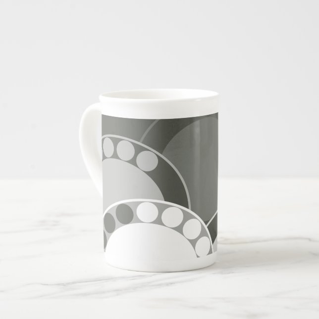 Stylised Fern Frond Design - Mug (Front Left)