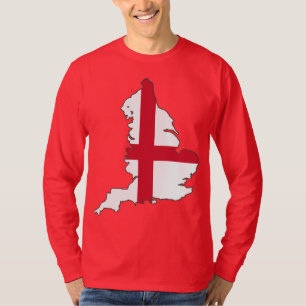 Stylised Flag Of England St George Cross T-Shirt