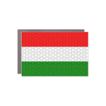 Stylised Flag of Hungary Car Magnet