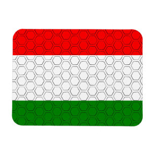 Stylised Flag of Hungary Magnet