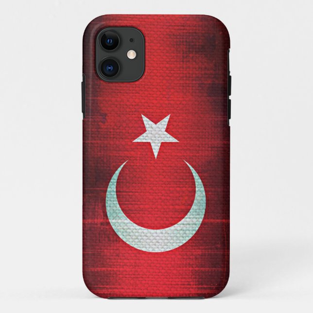 Stylised Flag of Turkey Case-Mate iPhone Case (Back)