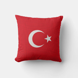 Stylised Flag of Turkey Cushion