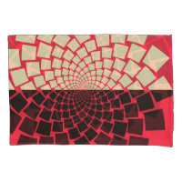Stylised Flower: Black Red Ivory