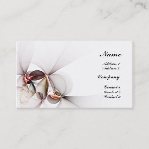 Stylised Flowers Business Card