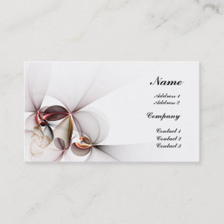 Stylised Flowers Business Card