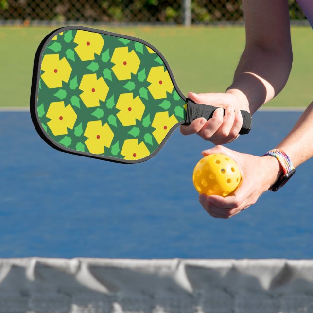Stylised Flowers  Pickleball Paddle (Insitu)