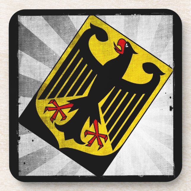 Stylised Germany COA Coaster (Front)