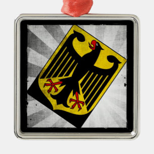 Stylised Germany COA Metal Ornament