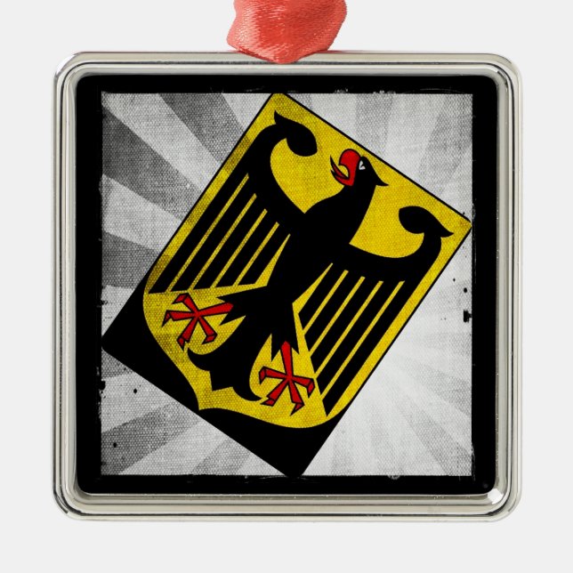 Stylised Germany COA Metal Ornament (Front)
