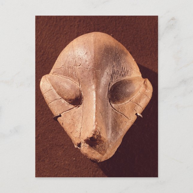Stylised head, from Predionica Postcard (Front)
