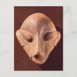 Stylised head, from Predionica Postcard