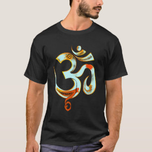 Stylised Hindu Om Ohm Aum Symbol T-Shirt