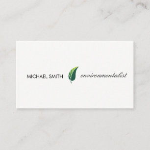 Stylised Icon (Leaf) Business Card