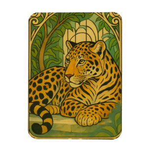 Stylised Jungle Elegance Magnet