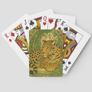 Stylised Jungle Elegance Playing Cards